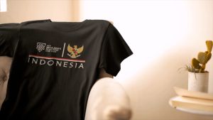 BA127 Kaos Indonesia AFF 2022 Bahan combed 30s full katun