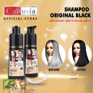 Shampo penghilang uban penghitam rambut cultusia 160 ml