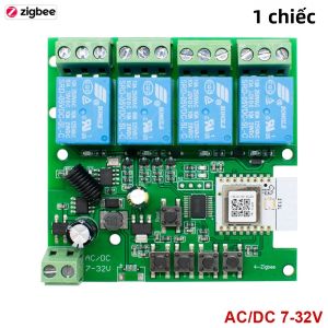 1/4CH Zigbee Wifi Bộ Điều Khiển Rơ Le 220V Mô-đun Công Tắc Thông Minh Với Alexa Google Home Ứng Dụng Điều Khiển Từ Xa Cho 12V 24V 85-250V 10A