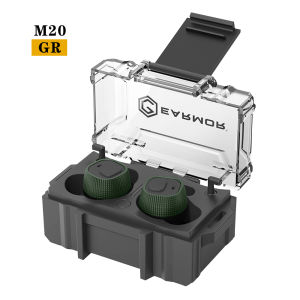 EARMOR ®   Tai Nghe Điện Tử M20 Chống Ồn Tai Nghe Chiến Thuật Dành Cho Huấn Luyện Bắn Súng Và Bảo Vệ Thính Giác Trong Sản Xuất Đạt Chuẩn IPX-4