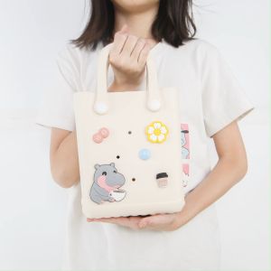 ตะกร้ากระเป๋าหมากวัยรุ่นลายหมูเด้ง แต่งได้ตามใจสไตล์สุดน่ารัก