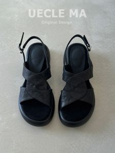 MASHUJIA | Thick-soled Comfortable Sandals Roman Style