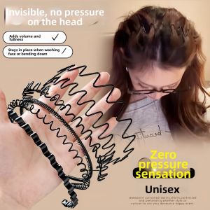 Anti-flyaway Invisible Fringe Secure Wave Headband