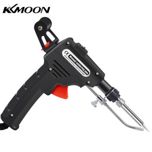 KKmoon เครื่องเชื่อมโลหะไฟฟ้าอัตโนมัติแบบพกพาอุปกรณ์เชื่อมดีบูกหัวแร้งไฟฟ้าแบบมือถือ หัวแร้งบูกกรี