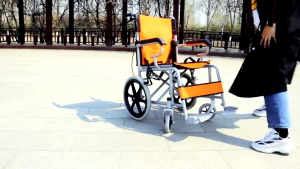 Wheelchair For Adult Folded High Back Full Lying Reclining Multifunction Portable Lightweight Aluminum Alloy Steel Structure Safe Wheel Chair With Toilet Troliey Wheelchair For Senior Scooter Wheelchair