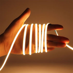 3mm Slim COB LED Strip 5V Dimmable Flexible LED Tape Light with Dimmer Ideal for Cabinet & Home DIY Lighting