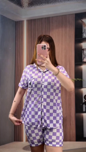 CANDY HOMEWEAR ชุดนอนการ์ตูน ชุดนอนใส่สบายๆ ชุดนอนขาสั้นผญ 🧸 ฟรีไซต์ อก38-44 นิ้ว W193