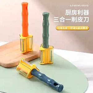 Peeler 3in1 Stainless Steel: Alat Pengupas Sayur & Buah Multifungsi