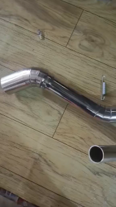 Stainless elbow for Yamaha Fz 51mm