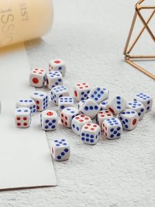 100pcs 11/13mm Standard Dice Mahjong Dice Round Corner For Table Games Party Drinking Playing Dice