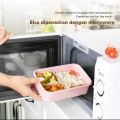1 Kotak Lunch Box Set Garpu & Sendok/Tempat Makan Anak Dan Dewasa/Tempat bekal. 