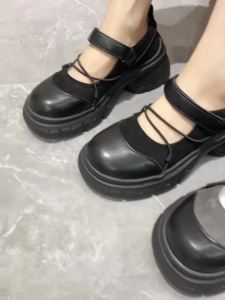 Giày Thể Thao Nữ Mary Jane Đế Bằng Kiểu Bướm Đế Xuồng Giày Bệt Thời Trang Đế Cao Su Mũi Tròn Mùa Thu