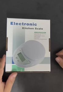 Cân Điện Tử Nhà Bếp 5kg Cân Tiểu Ly làm bánh Chia Thực Phẩm Electronic Kitchen Scale B05