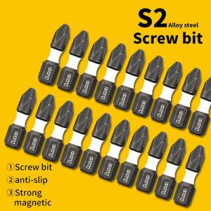 5-20pcs Tungsten Steel Strong Magnetic Coil Electric Screwdriver With Cross Head Electric Screwdriver High Hardness Hand Electr