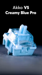 ⚡[Local Seller/INSTOCK]⚡ AKKO Creamy Blue Pro V5 Creamy Thocky Tactile Switches Custom Mechanical Keyboard Hotswap | 1 qty = 5 switches