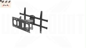 Heavy-duty six-arm rotating telescopic wall mount for TVs 14-85 inches - universal full-rotation TV wall mount