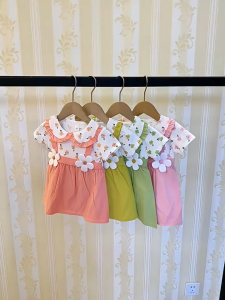 Dress Bayi & Balita Perempuan - Lucu Motif Bunga Usia 6 Bulan - 4 Tahun