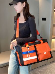 Waterproof Travel Gym Bag With Wet-Dry Separation Design