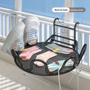 Balcony Window Drying Rack Security