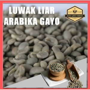GREENBEAN BIJI KOPI LUWAK LIAR ASLI ARABIKA ARABICA GAYO ACEH ORIGINAL 1kg TOKO ACEH GAYO MARKET