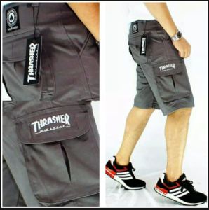 CELANA PENDEK CARGO PRIA DEWASA RIB KARET DISTRO TERBARU DAN TERLARIS