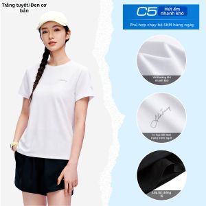 ANTA | Bộ Đồ Thể Thao Nữ Tay Ngắn Quần Ngắn Hút Ẩm Nhanh