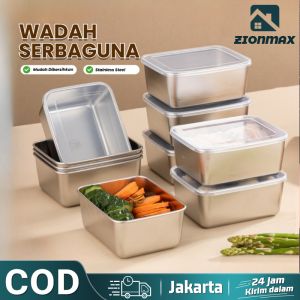 Kontainer Penyimpanan Food Grade: Wadah Makanan Multifungsi Stainless Steel
