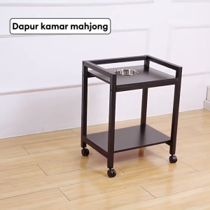 Meja Kecil Meja Nakas Ringan Digerakkan Rak Dengan Asbak Rak Penyimpanan Dengan Roda Hemat Ruang