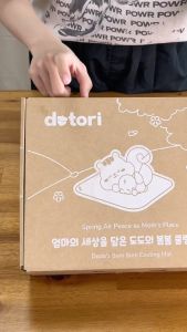 Thảm mát Sợi lạnh Duraron Hàn Quốc Cool Airmesh DOTORI Hỗ Trợ Chống Sốt Điều Hoà Thân Nhiệt Cho Bé