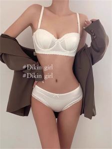 เสื้อชั้นในลูกไม้บางไร้โครงเนื้อนุ่ม ทรงยกกระชับ ป้องกันการหย่อนคล้อย สำหรับผู้หญิงวัยรุ่น ช่วงฤดูร้อน เสื้อชั้นในไร้ตะเข็บ