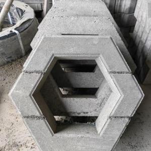 Hexagonal Slope Protection Brick Concrete Hexagonal Paver Hollow Hexagon Ramp Cement Block Garden Pathway Eco-Friendly