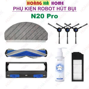 Phụ kiện robot hút bụi ecovacs deebot N20 Pro giẻ lau khăn lau lọc bụi chổi quét chổi giữa nước lau sàn nắp đậy chổi giữa