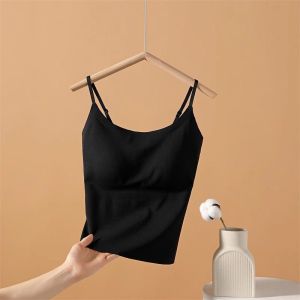 ZISU | Ice Silk No-Bra Built-in Pads No-Mark Aesthetic-Back Inner Top