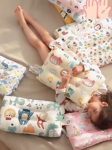 R&J _ Soft Kid Cotton Pillow Sleeping Pillows Washable Bantal Kapas Budak Bayi Bantal Infant Baby Prevent Flat Head Pillow
