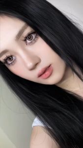 【COD】Softlens Brown 1sepasang/2cps MYAKHIE Lensa Kontak Softlens Normal Contact Lens Softlen Gray Warna Soflens Soflen