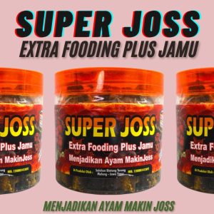 SUPER JOSS Extra Fooding Plus (TOPLES) - Jamu Ayam Laga isi 110 butir