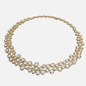 Double Layer Bubbles Necklace