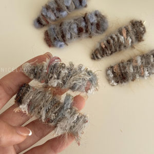 Korean Style Wool Hair Clips Womens Side Bangs Hair Accessories Elastic BB Clip Fashionable Hair Decorations for Ladies