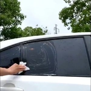 Car glass oil Care Wash Waxes film removal wipes Car front windshield oil film cleaning agent decontamination wipes