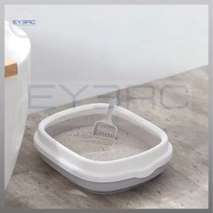 Rectangular Cat Litter Box with Scooper