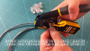 ZoeRax RJ45 Crimp Tool Pass Through Crimper Cutter for Cat6 Cat5 Cat5e 8P8C Modular Connector Ethernet All-in-one Wire Tool