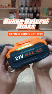 Baterai 21V Cordless 2Ah LXT Universal BLACKFOOT PT.4.1.2.52000 Mesin Battery Impact Wrench Gerinda 20V