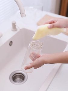FaSoLa | Extended Handle Cleaning Brush for Baby Bottles Soy Milk Blenders and Water Bottles