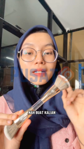 PUSAT69 4 in 1 Makeup Brush Set Kuas Rias Multifungsi Portable Travel Size Lengkap Wajah Mata