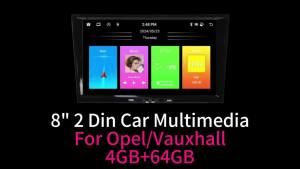 Carplay Autoradio 2 Din Android Radio GPS WIFI Auto Car Multimedia 8" Screen Stereo for Vauxhall Vectra C MK2 2002-2010