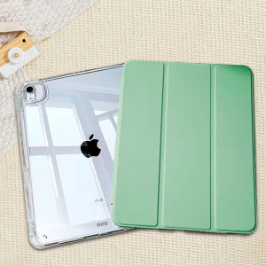 Ốp Bảo Vệ Acrylic Cho iPad Air 11 Gen iPad 10 Gen 9 Gen Pro 11 4 5 10.9 Inch 12.9 Inch Kèm Giá Đỡ Bút - Vỏ Chống Sốc