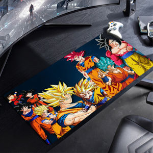 Bandai | Tấm Lót Chuột Dragon Ball Anime XXL Kawaii - Tấm Lót Bàn Chơi Game Bằng Cao Su Phụ Kiện Bàn Phím & Chuột Mini Cho Game Thủ PC