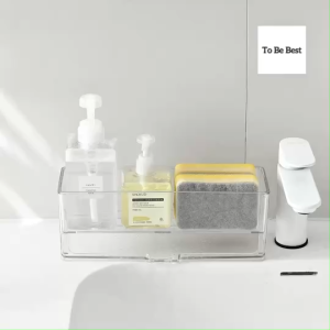 To Be Best ชั้นวางของแบบวางตั้งโต๊ะ  มีระบายน้ำแบบลาดเอียง และ รางน้ำ ทำน้ำไหลออกได้ง่าย