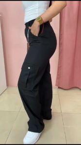 Cassie Cargo Pants Termurah | Celana Kargo Drill | Kulot | Wide Leg Pants | Celana Highwaist Wanita Terbaru | Celana Highwaist Wanita Terlaris