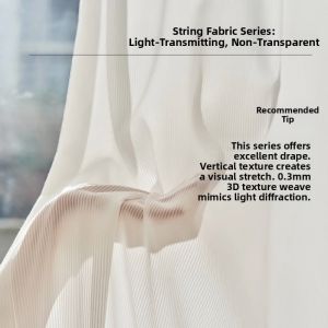 Privacy Protection Sunscreen White Sheer Curtain